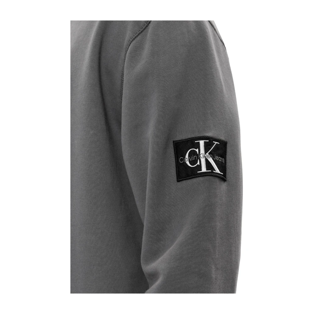 Calvin Klein Stijlvolle Sweatshirt voor Mannen Gray Heren