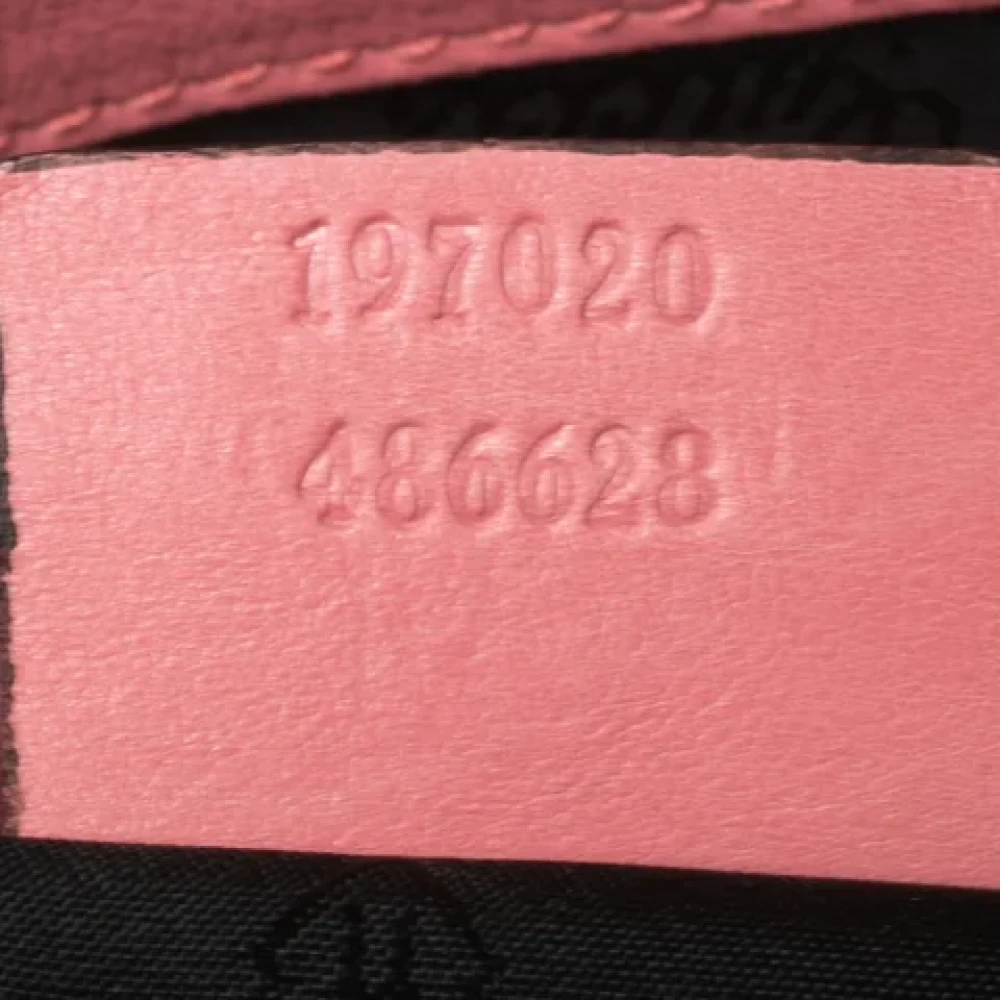 Gucci Vintage Pre-owned Leather gucci-bags Pink Dames