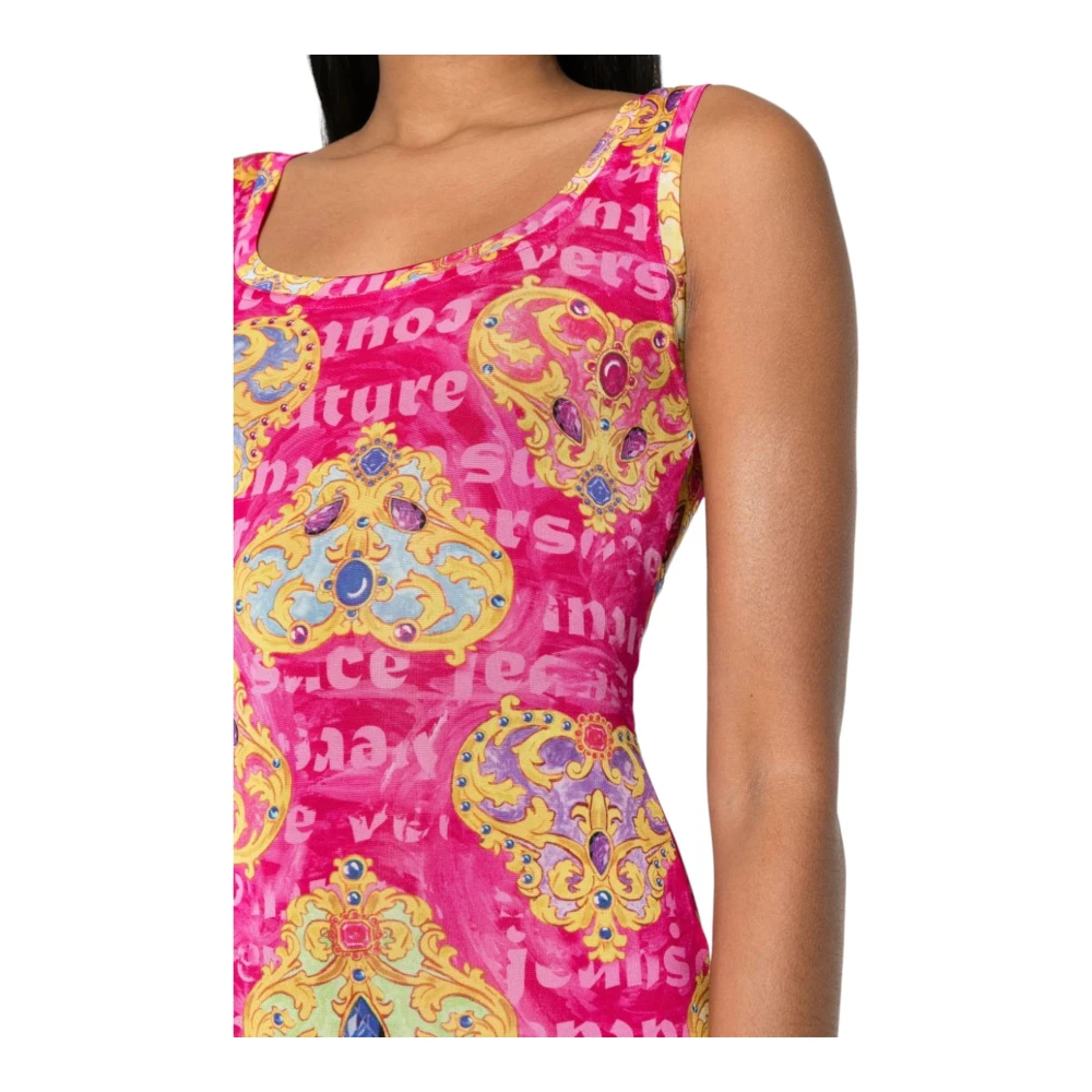 Versace Jeans Couture Korte Jurk Multicolor Dames