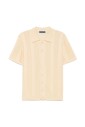 beige-ribbed-cuffs-short-sleeve-shirt