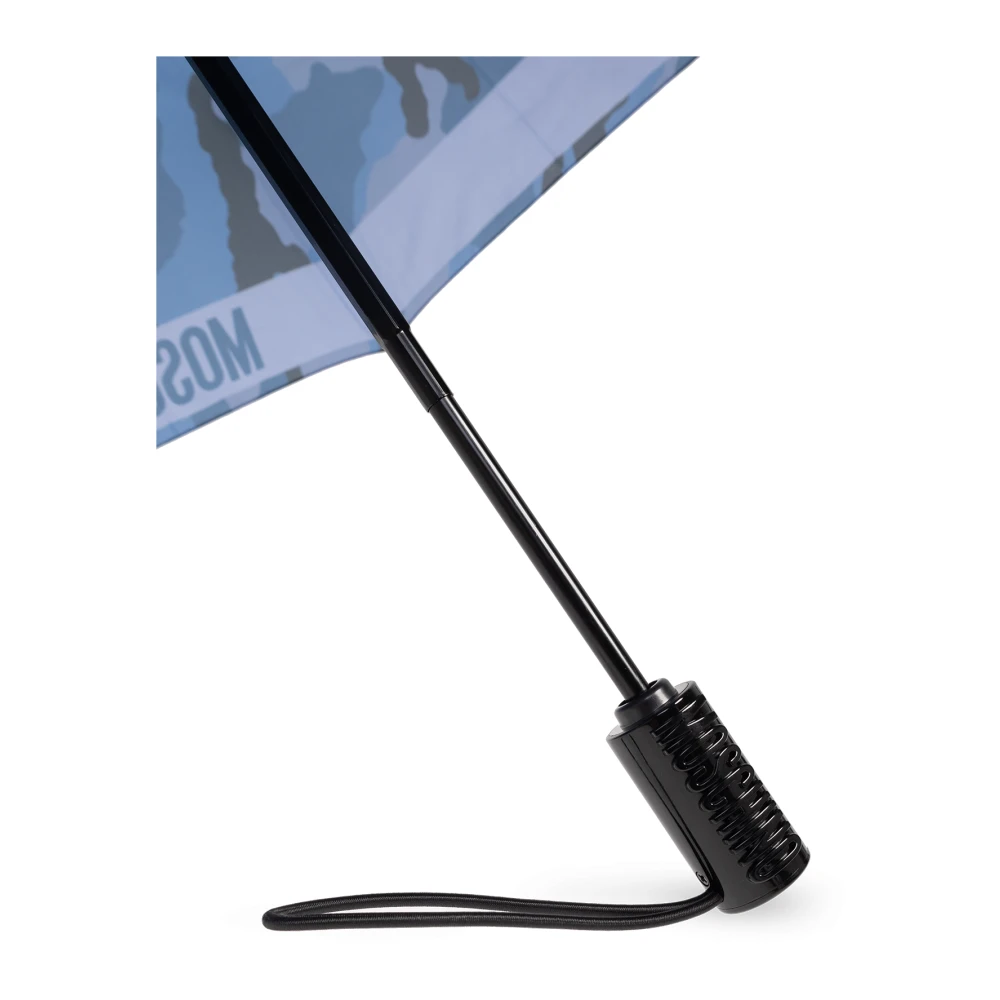 Moschino Paraplu met logo Blue Unisex
