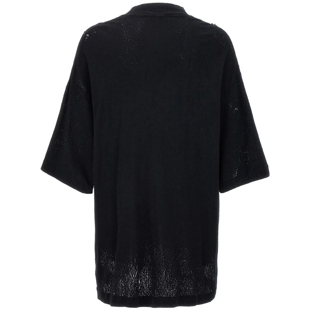 1017 Alyx 9SM Oversized T-shirt met Overdreven Naadafwerking Black Heren