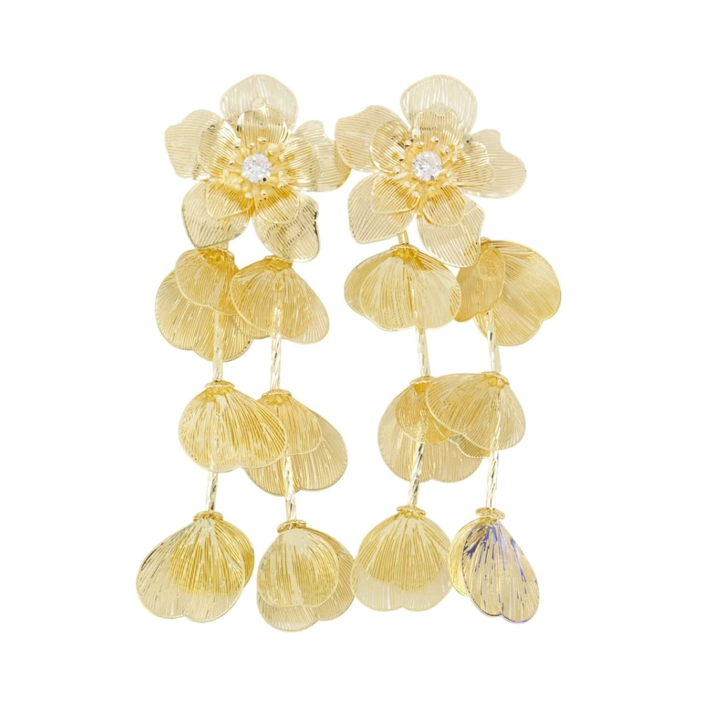 Self Portrait Women's Yellow Flower Earrings