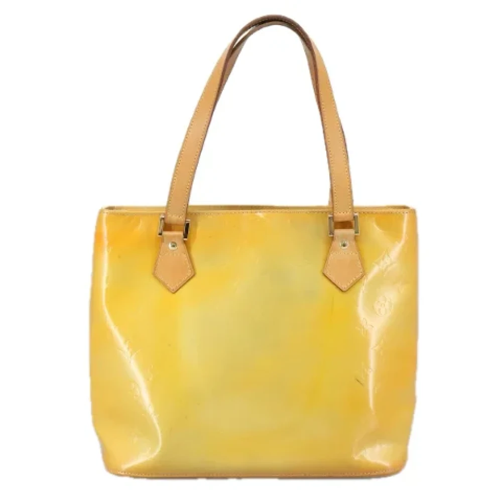 Louis Vuitton Vintage Pre-owned Leather handbags Yellow Dames