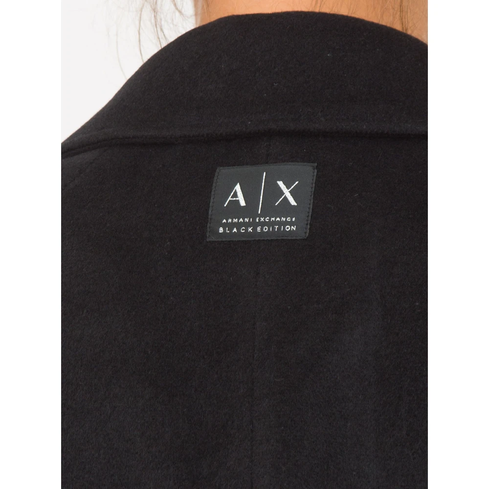 Armani Exchange Zwarte Blouson Jas Black Dames