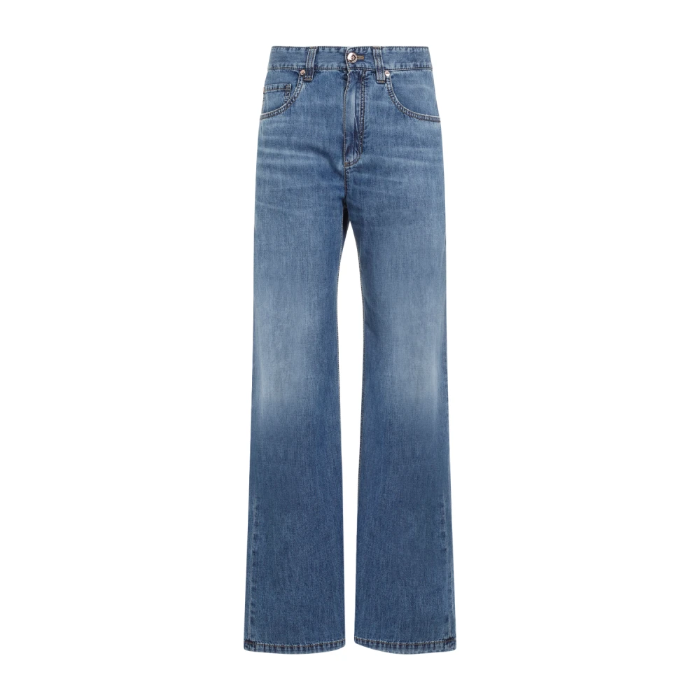 BRUNELLO CUCINELLI Vintage Denim Jeans Blue Dames