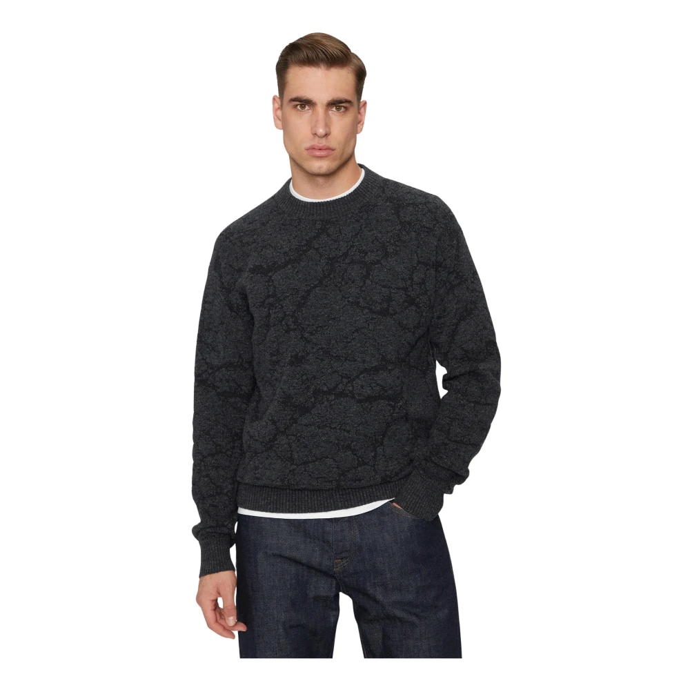Hugo Boss Zwarte Sweater Collectie Black Heren