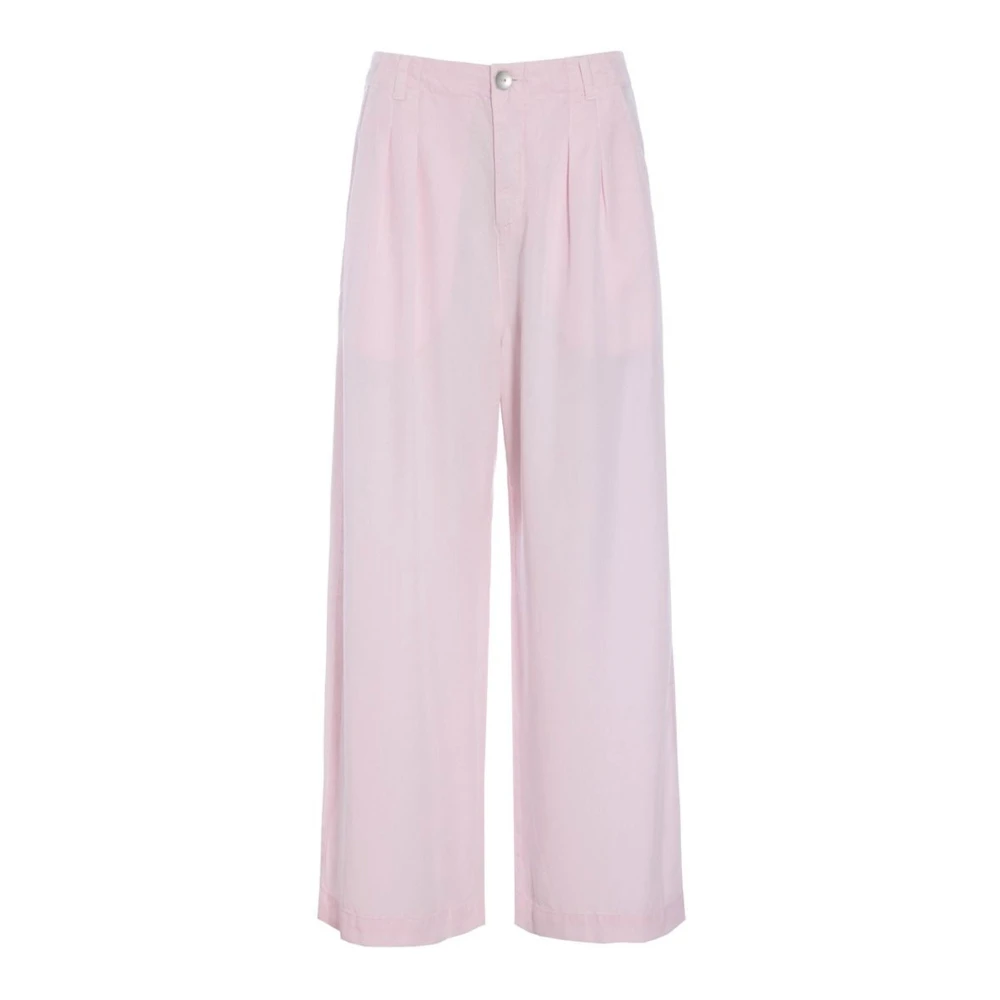 Bitte Kai Rand Pink Wide Trousers, Female, Xl, Wide Trousers