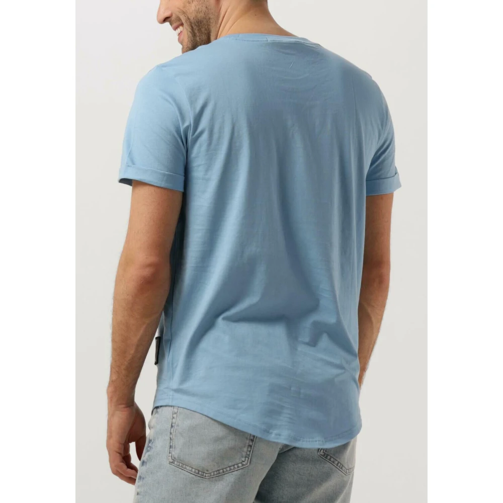 Calvin Klein Heren Polo T-shirt met Badge Blue Heren