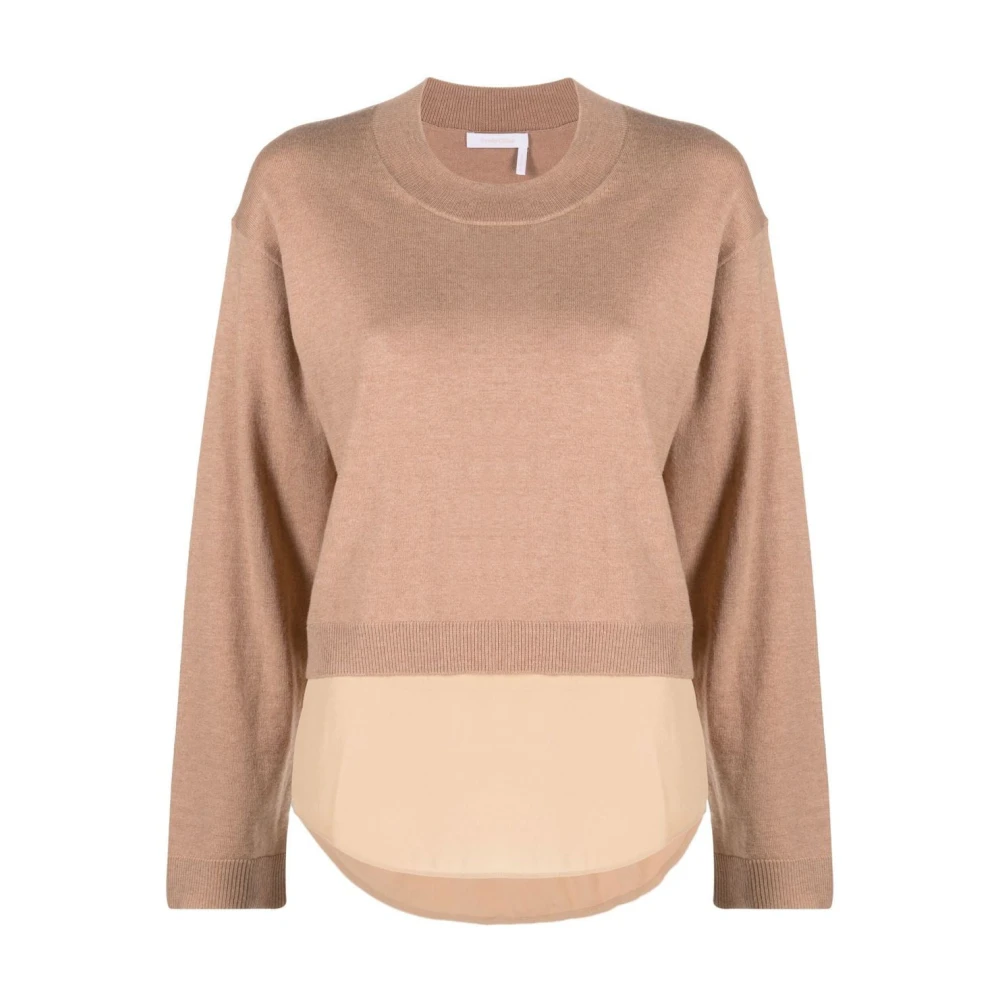 Knitwear > Round-neck Knitwear - - See by Chloé - Modalova