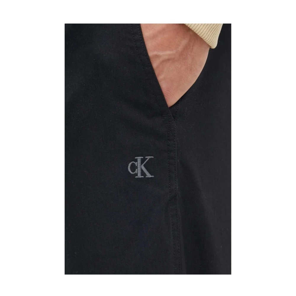 Calvin Klein Jeans Slim Fit Denim Jeans Black Heren