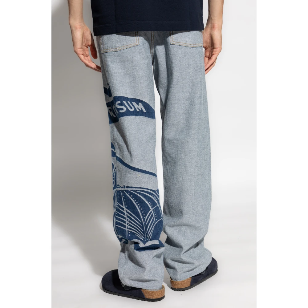 Burberry Jeans met het logo Blue Heren