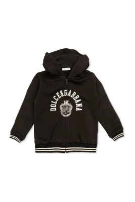 Hooded sweatshirt med tryck