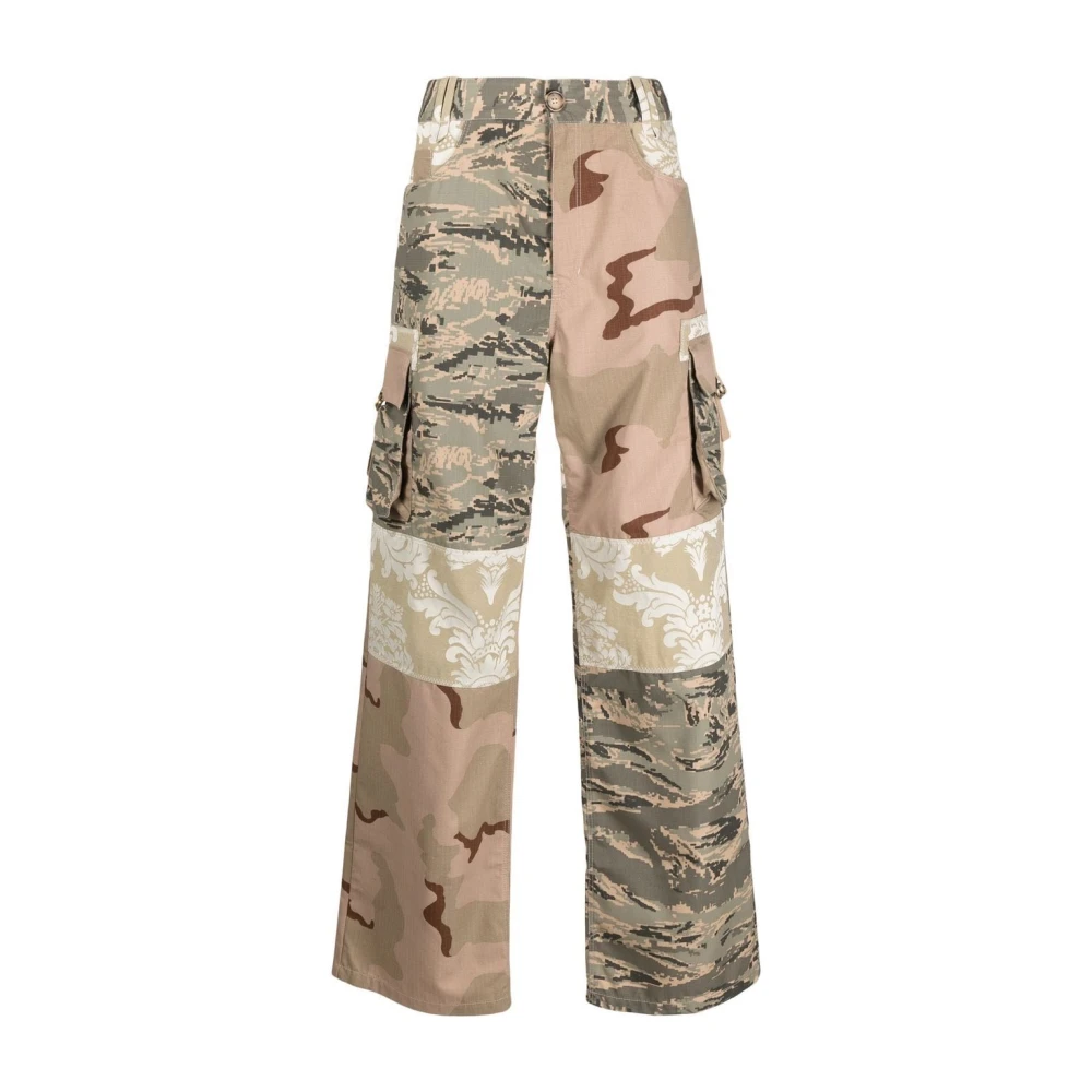 Trousers > Straight Trousers - - Marine Serre - Modalova