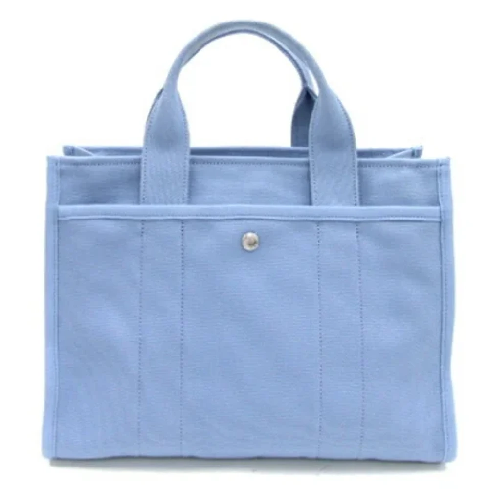 Coach Pre-owned Canvas handbags Blue Dames