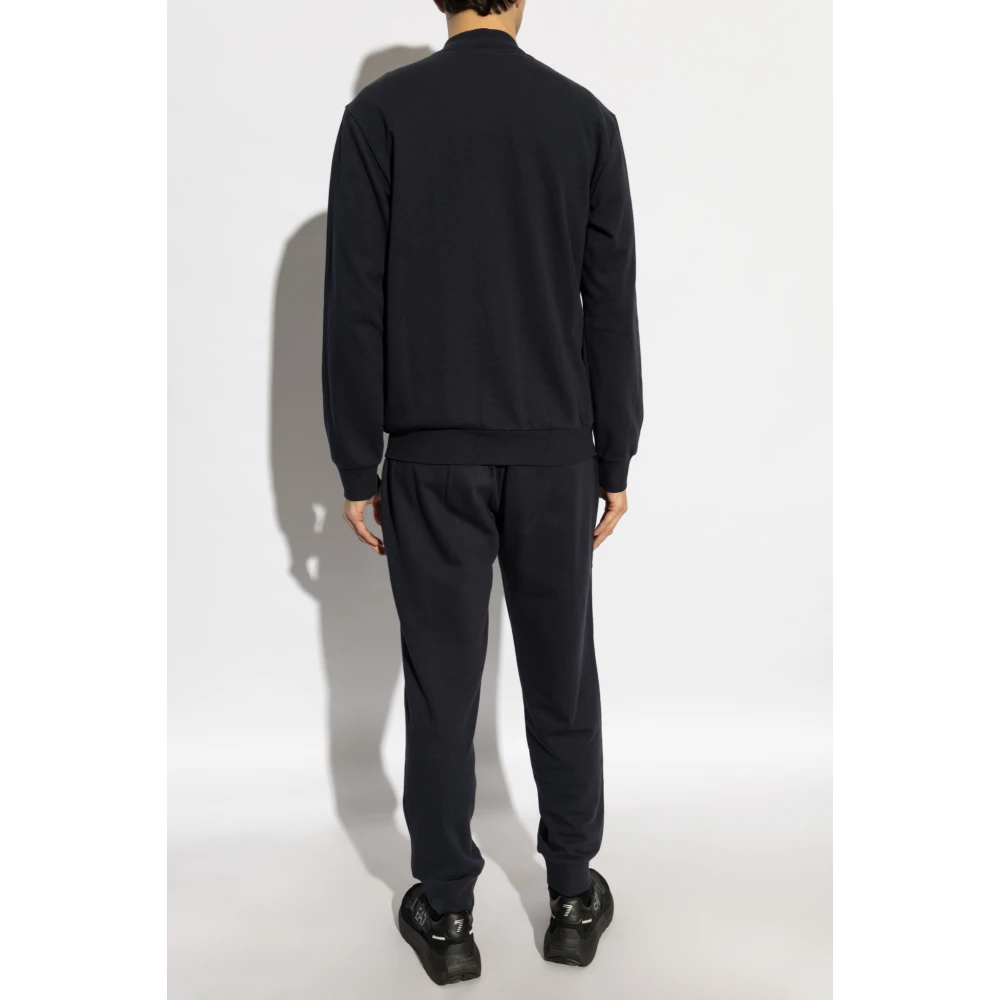 Emporio Armani Set: Sweatshirt en Sweatpants Black Heren