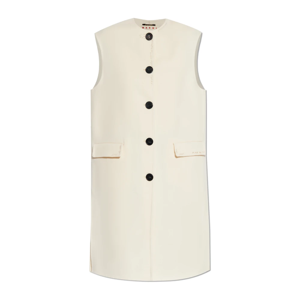 Marni - Jackets > Vests - Beige - Marni - Modalova