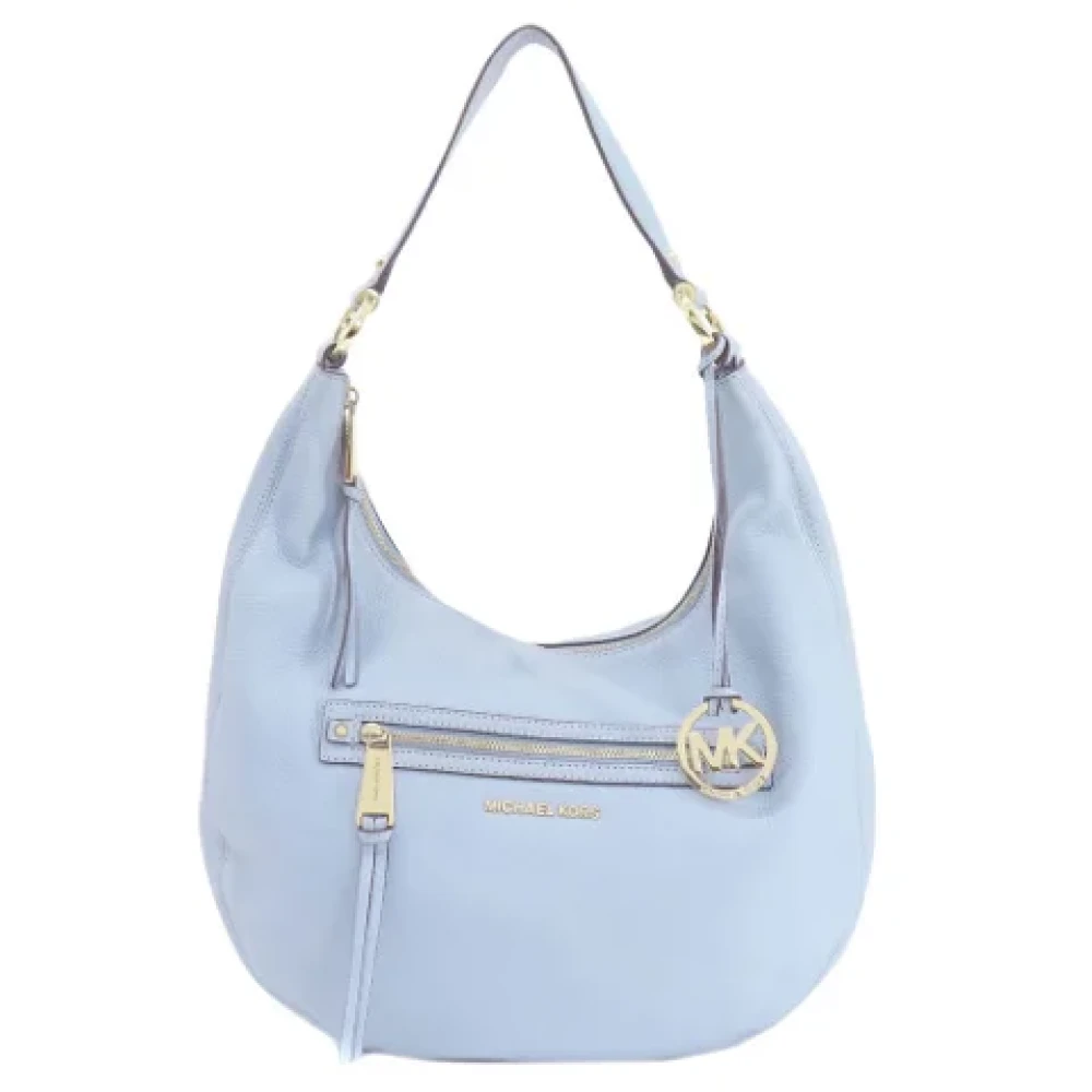 Michael Kors Pre-owned Leather shoulder-bags Blue Dames