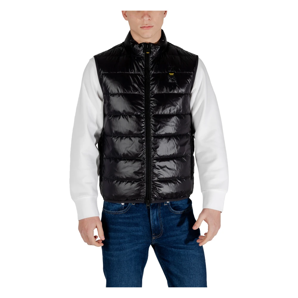 Blauer Lente Zomer Heren Polyamide Shirt Collectie Black Heren