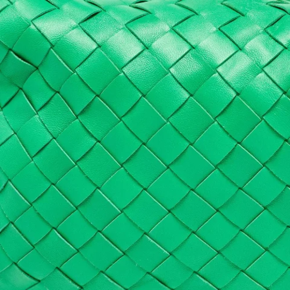 Bottega Veneta Vintage Pre-owned Leather handbags Green Dames