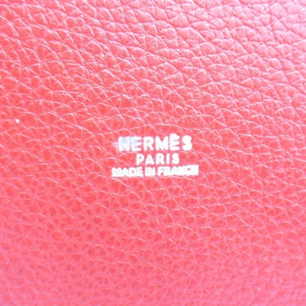 Hermès Vintage Pre-owned Leather totes Red Dames