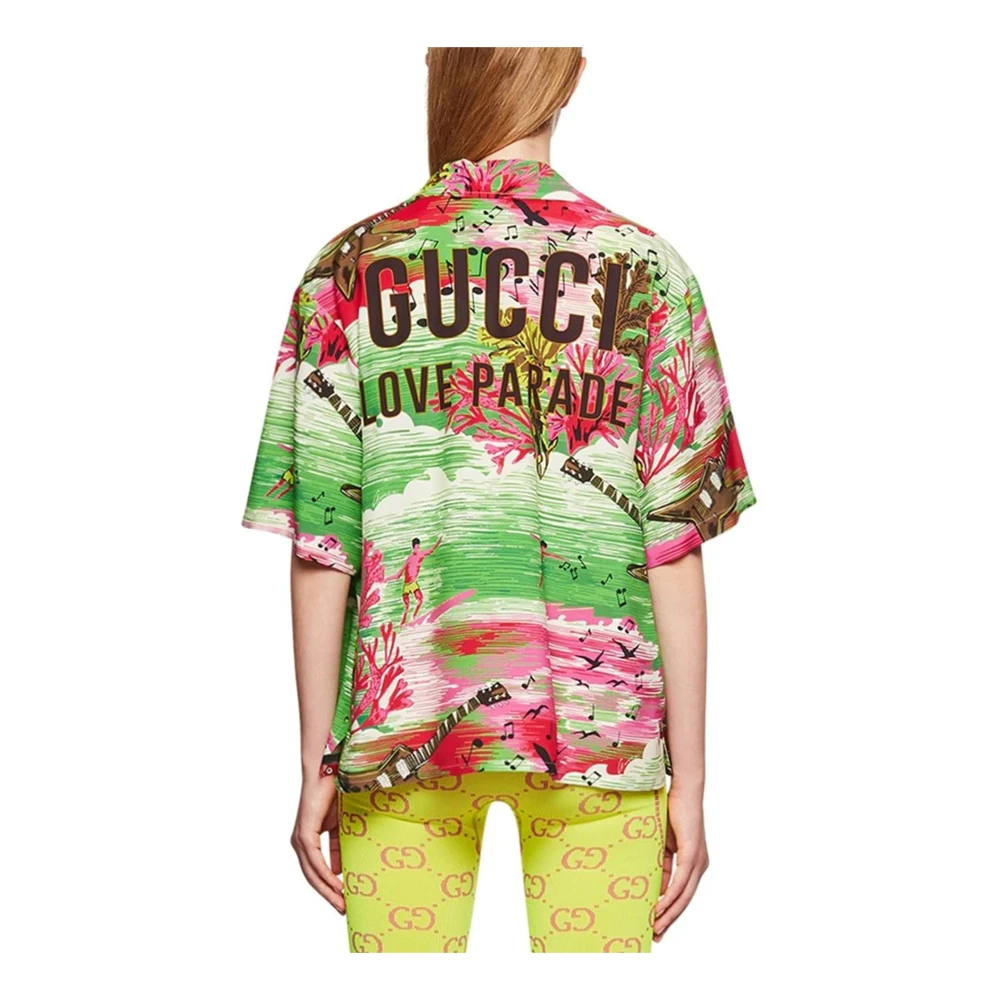 Gucci Love Parade Shirt Multicolor Dames