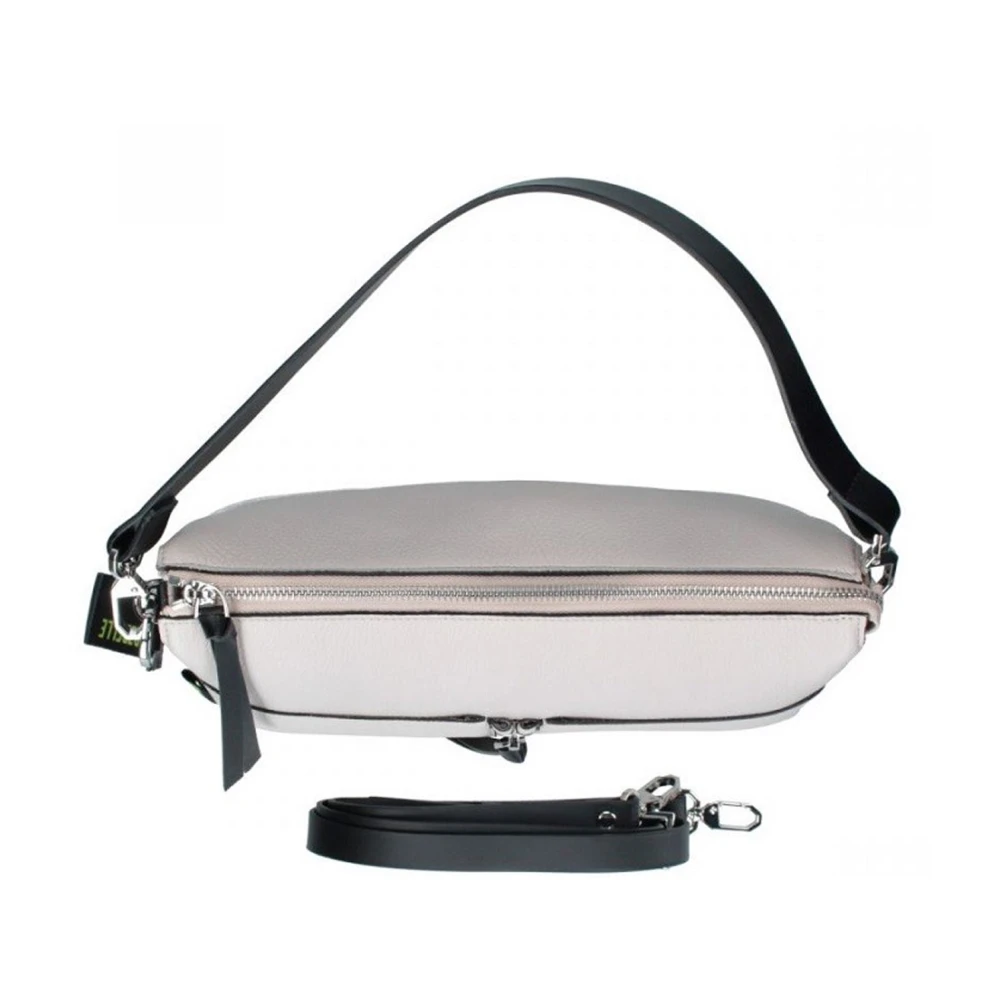 Rebelle Beige Schouder Crossbody Tas Athena Beige Dames
