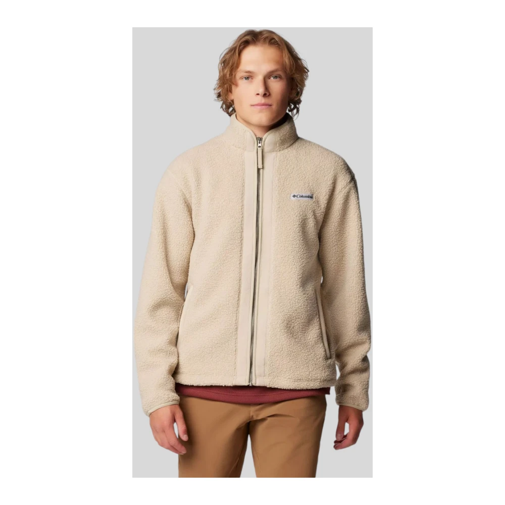 Columbia Zwarte Mesa Boucle Fleece Jas Beige Heren