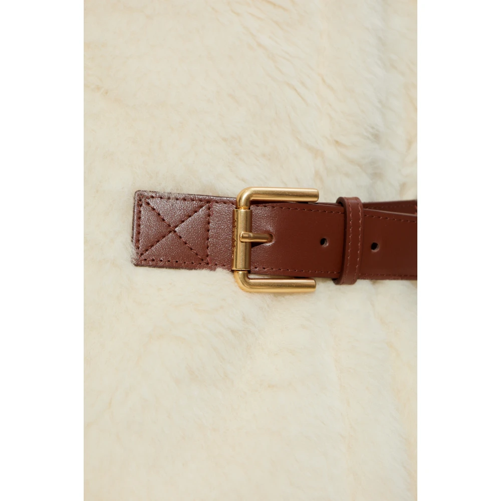 Max Mara Poncho met riem Beige Dames