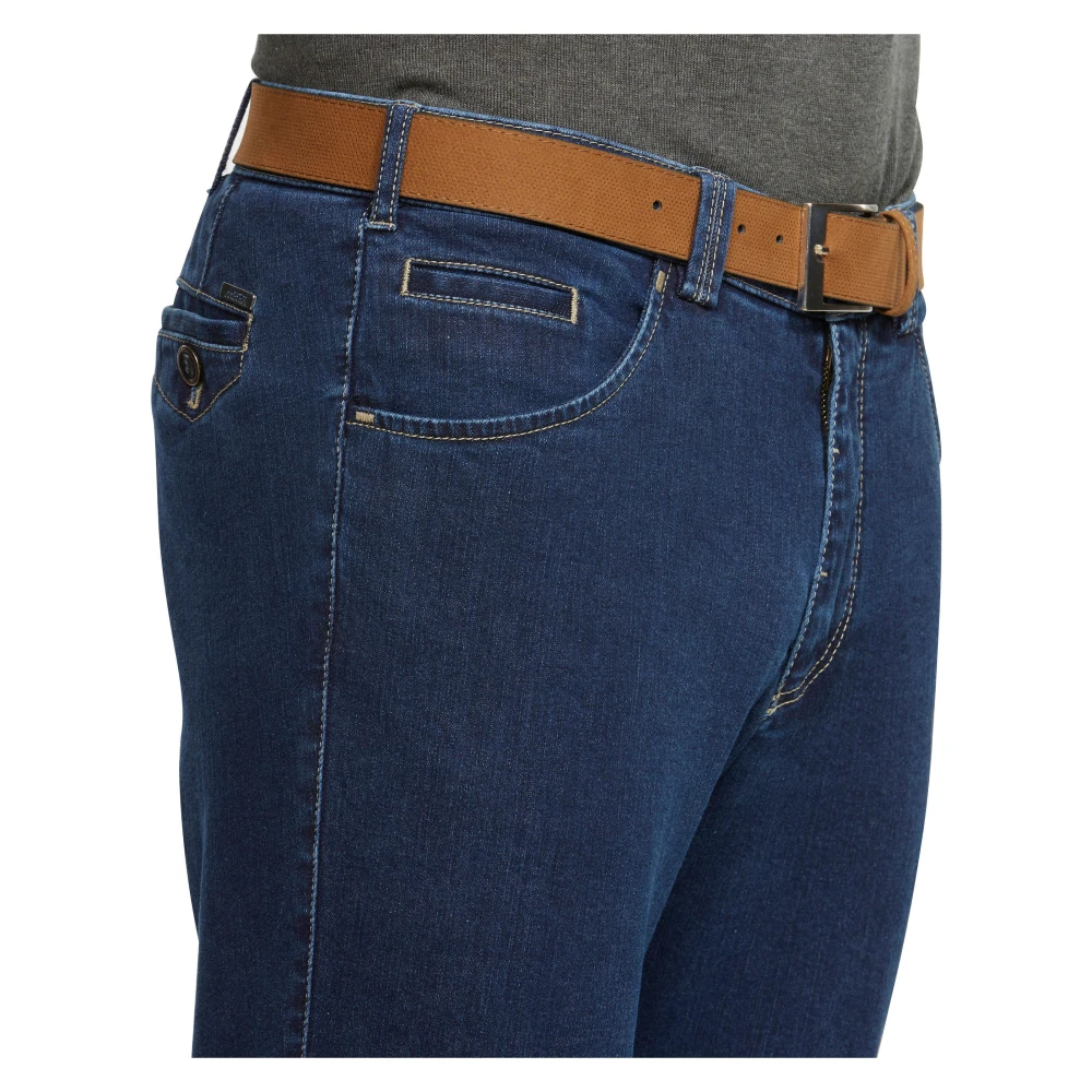 Meyer Stretch Denim Swing Pocket Jeans Blue Heren
