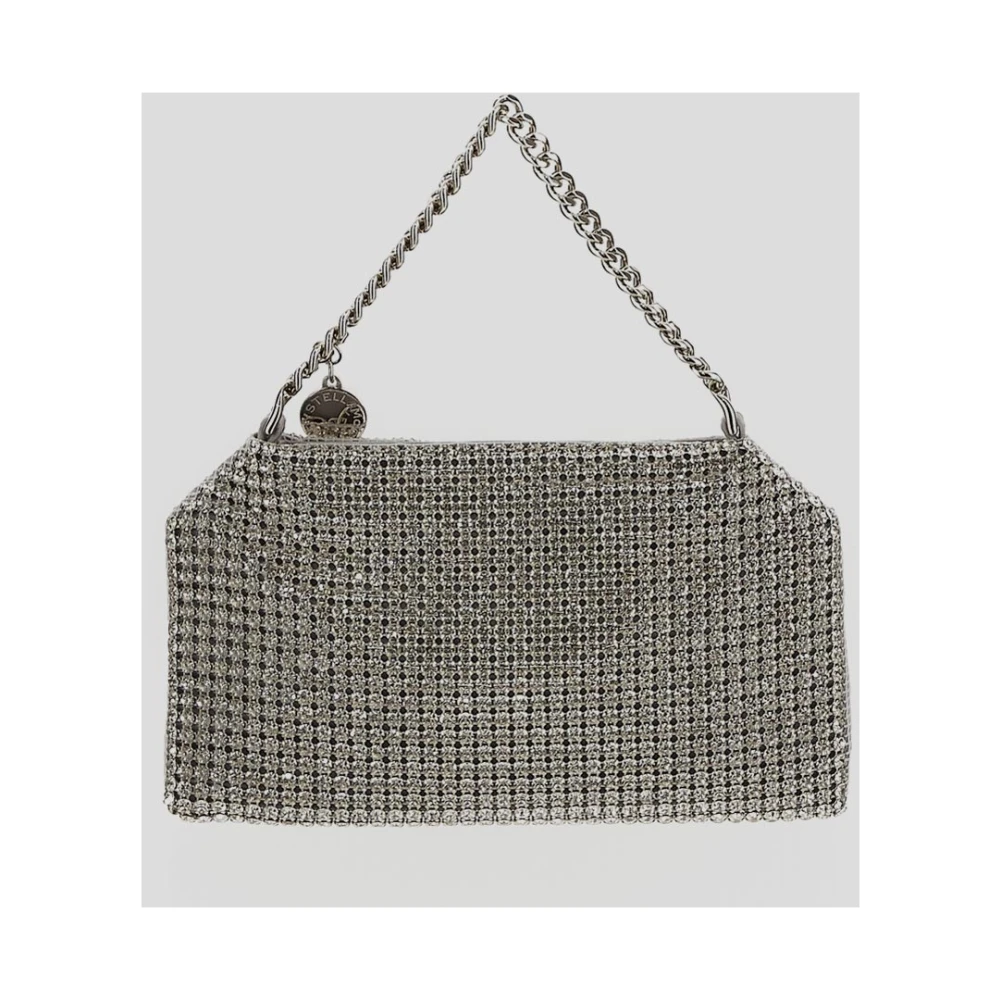 Stella Mccartney Kristallen Falabella Tas van Polyester Gray Dames
