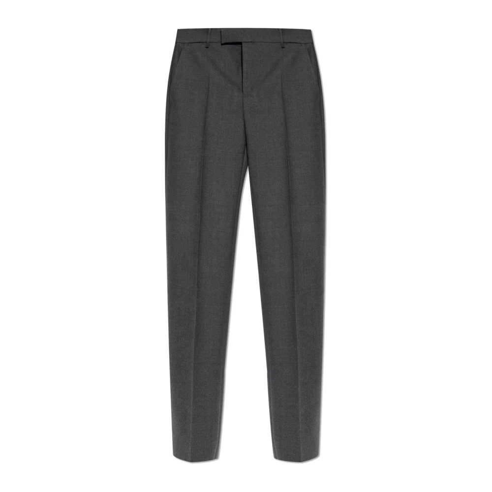 Versace Gekreukte broek Gray Heren