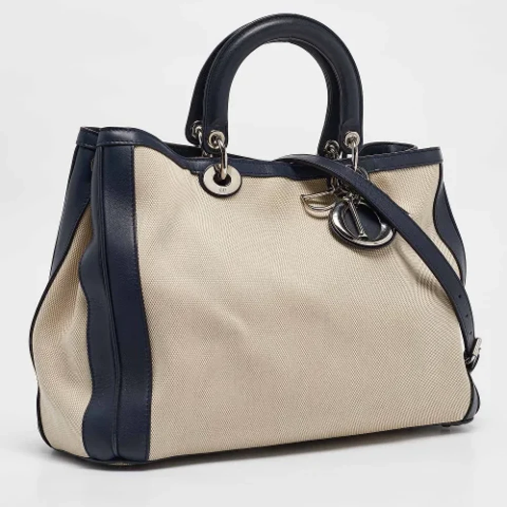 Dior Vintage Pre-owned Canvas dior-bags Blue Dames