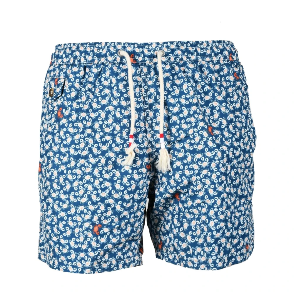 MC2 Saint Barth Polyester Boxer Zwemkleding Blue Heren