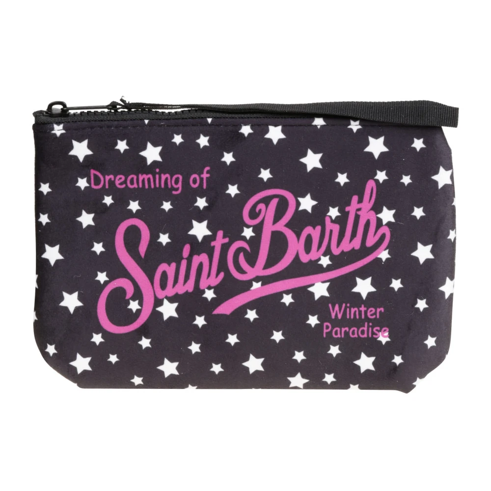 MC2 Saint Barth Neopreen etui met print en rits Pink Dames