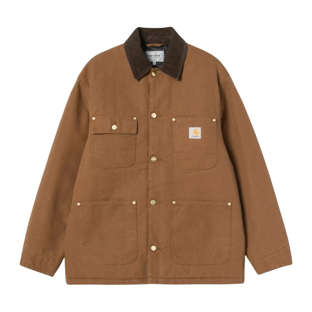 Carhartt Wip Uomo Marrone Giacca Da Lavoro Og In Dusty Hamilton Brown - Immagine 3