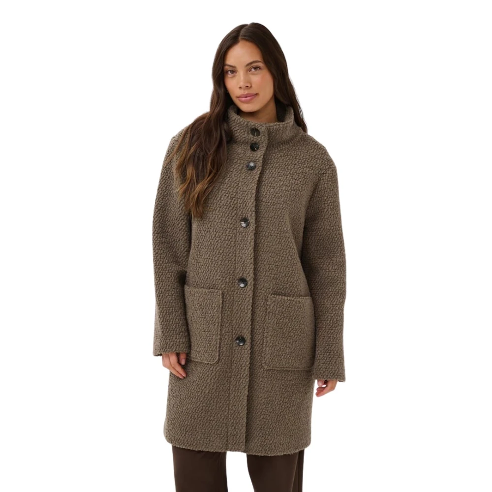 Saint Tropez , Damen, Mäntel, Braun, L