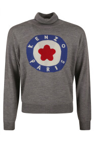 Gråa Sweaters med Target Turtleneck