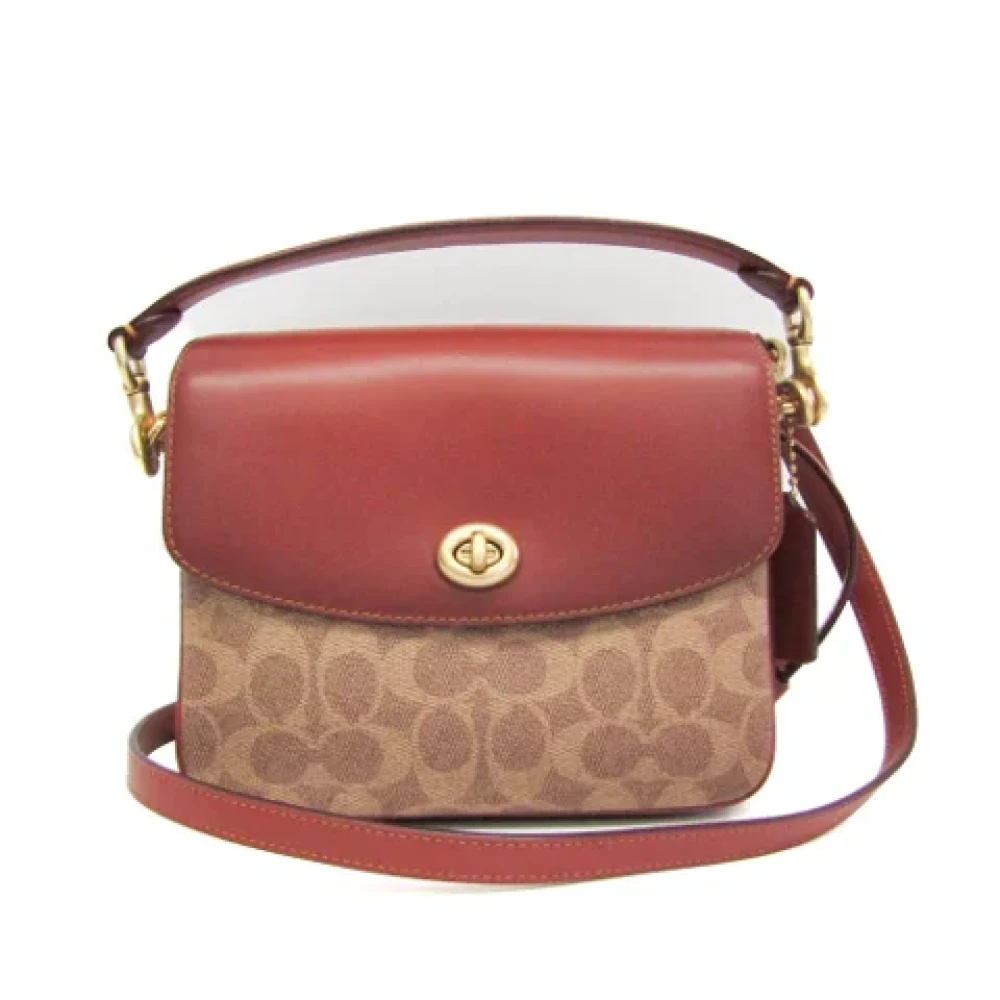 Coach Pre-owned Canvas handbags Beige Dames