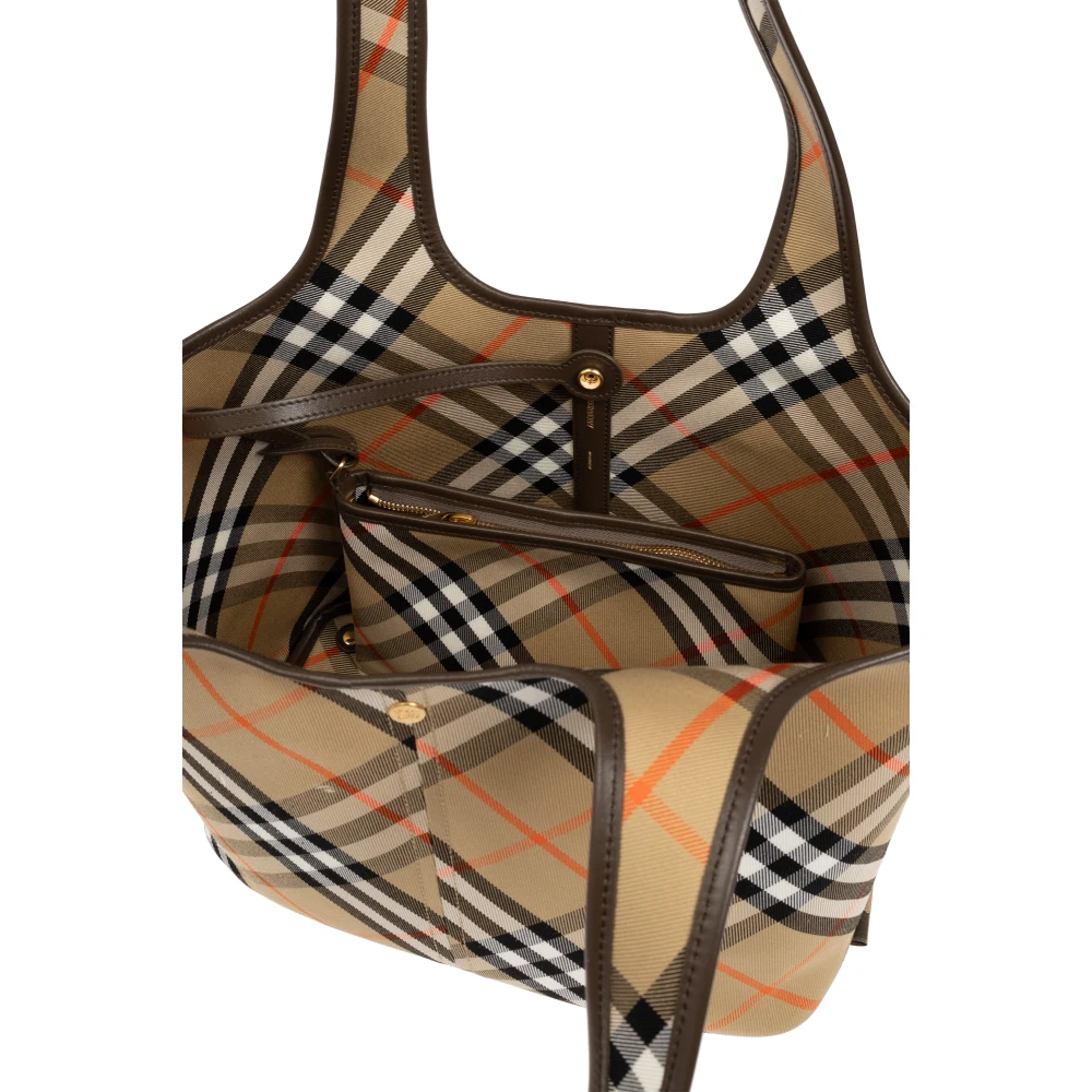 Burberry Katoenen tote tas Beige Dames