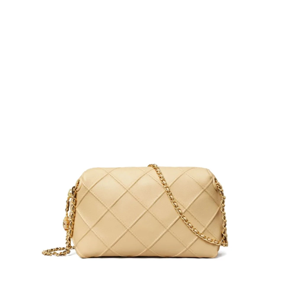 Tory Burch Donna Beige - Fleming Small Shoulder Bag - Bags - One Size - Immagine 8
