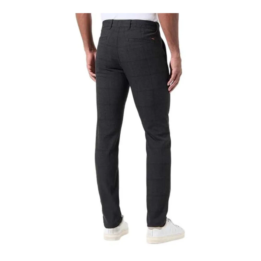 Hugo Boss Slim Chino Broek voor Mannen Black Heren