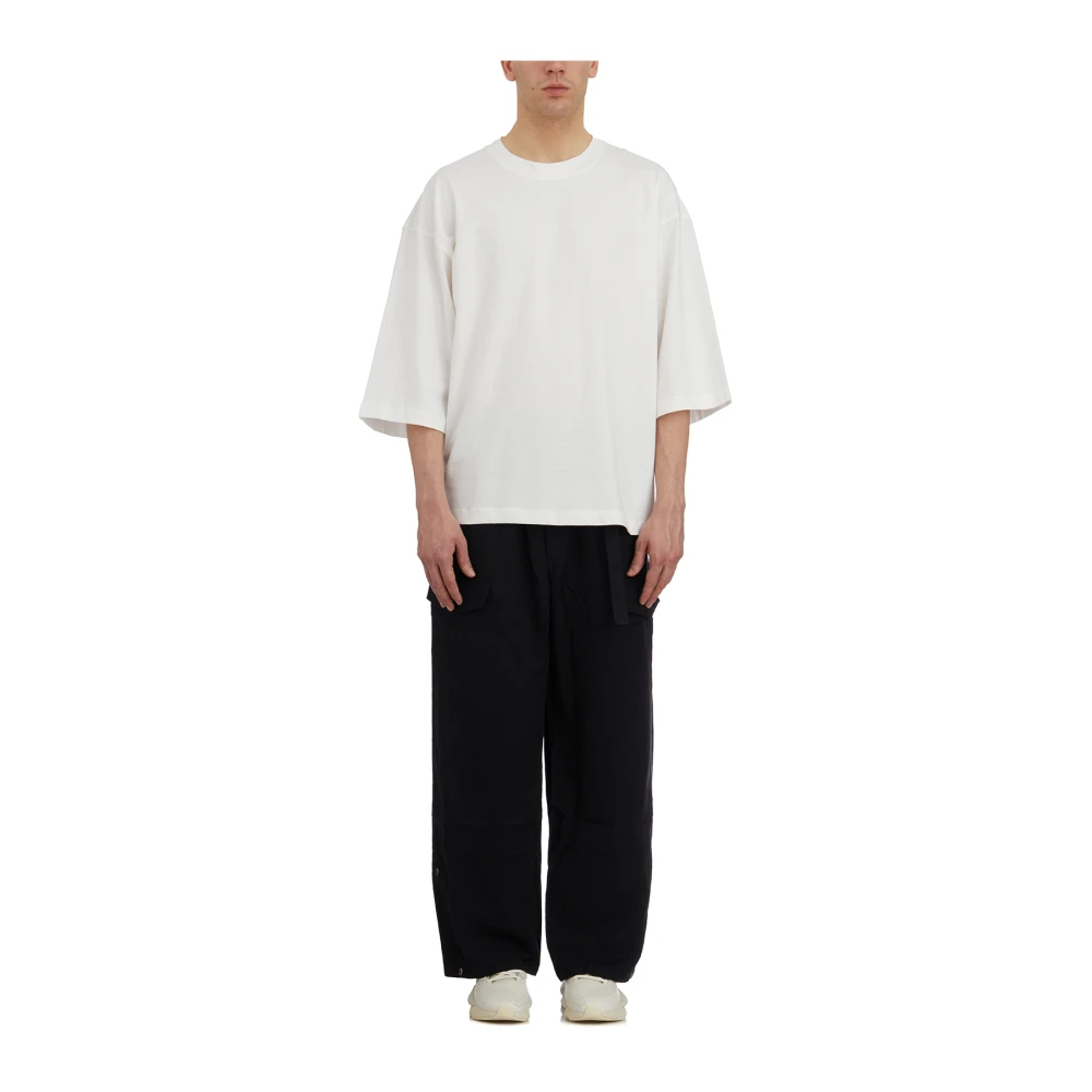 Y-3 Cargo Twill Broek Black Heren