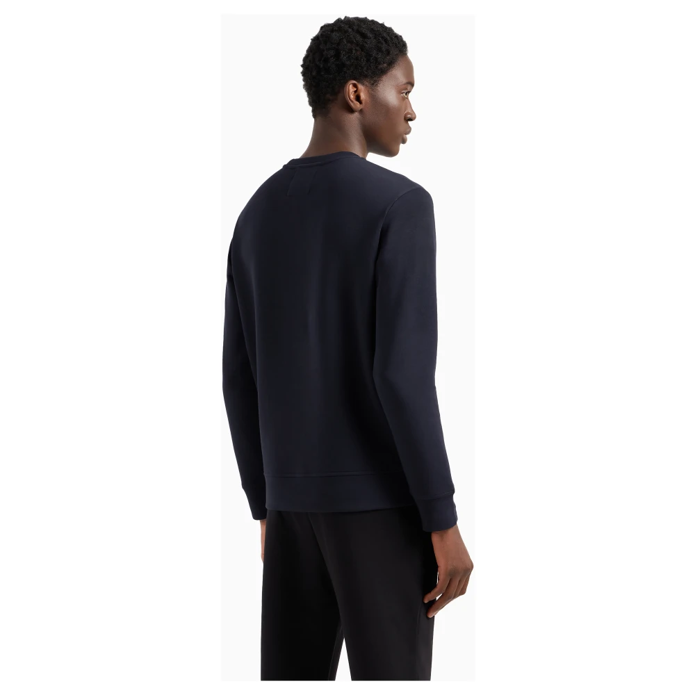 Emporio Armani Blauwe Sweater Collectie Blue Heren