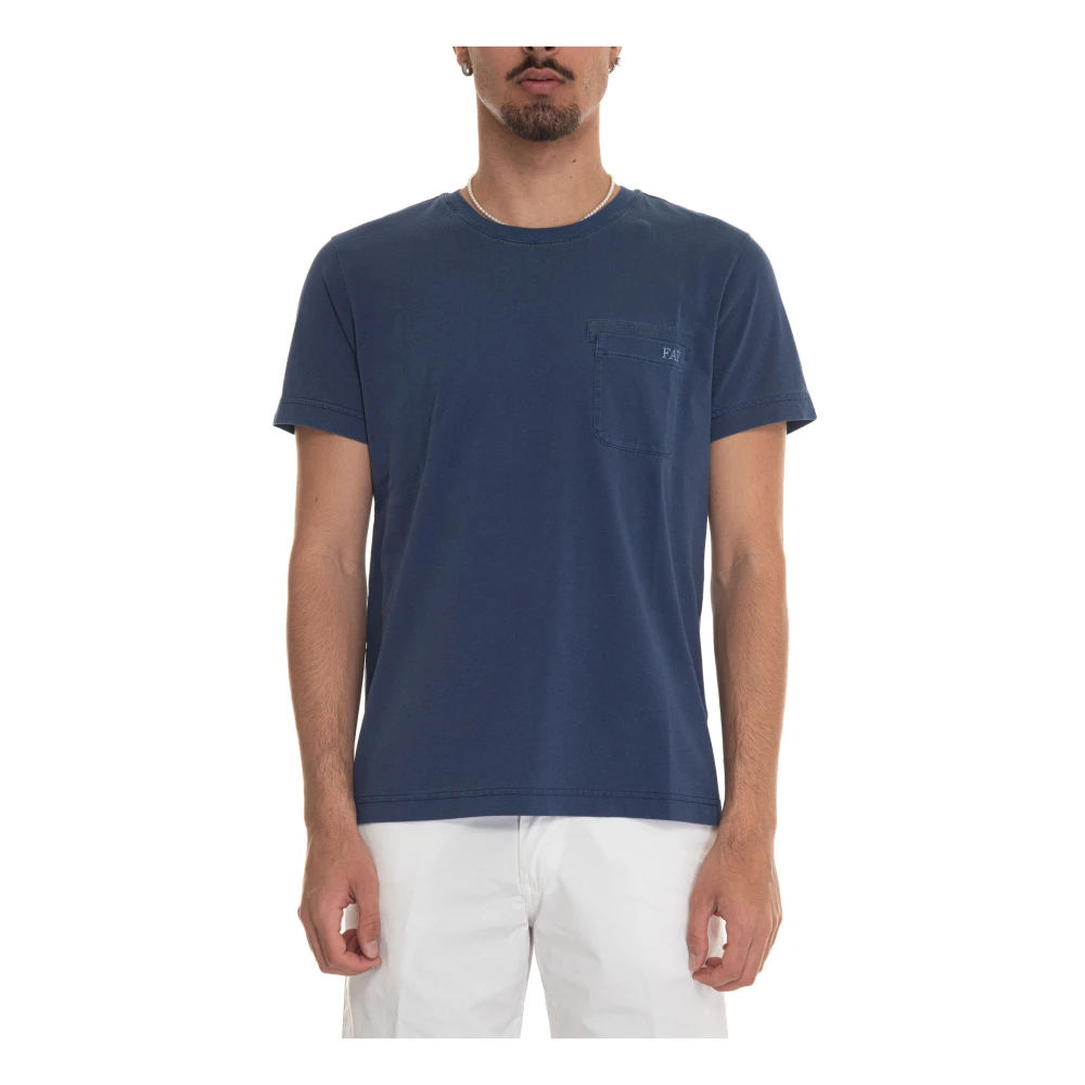 Fay - Tops > T-Shirts - Blue - Fay - Modalova