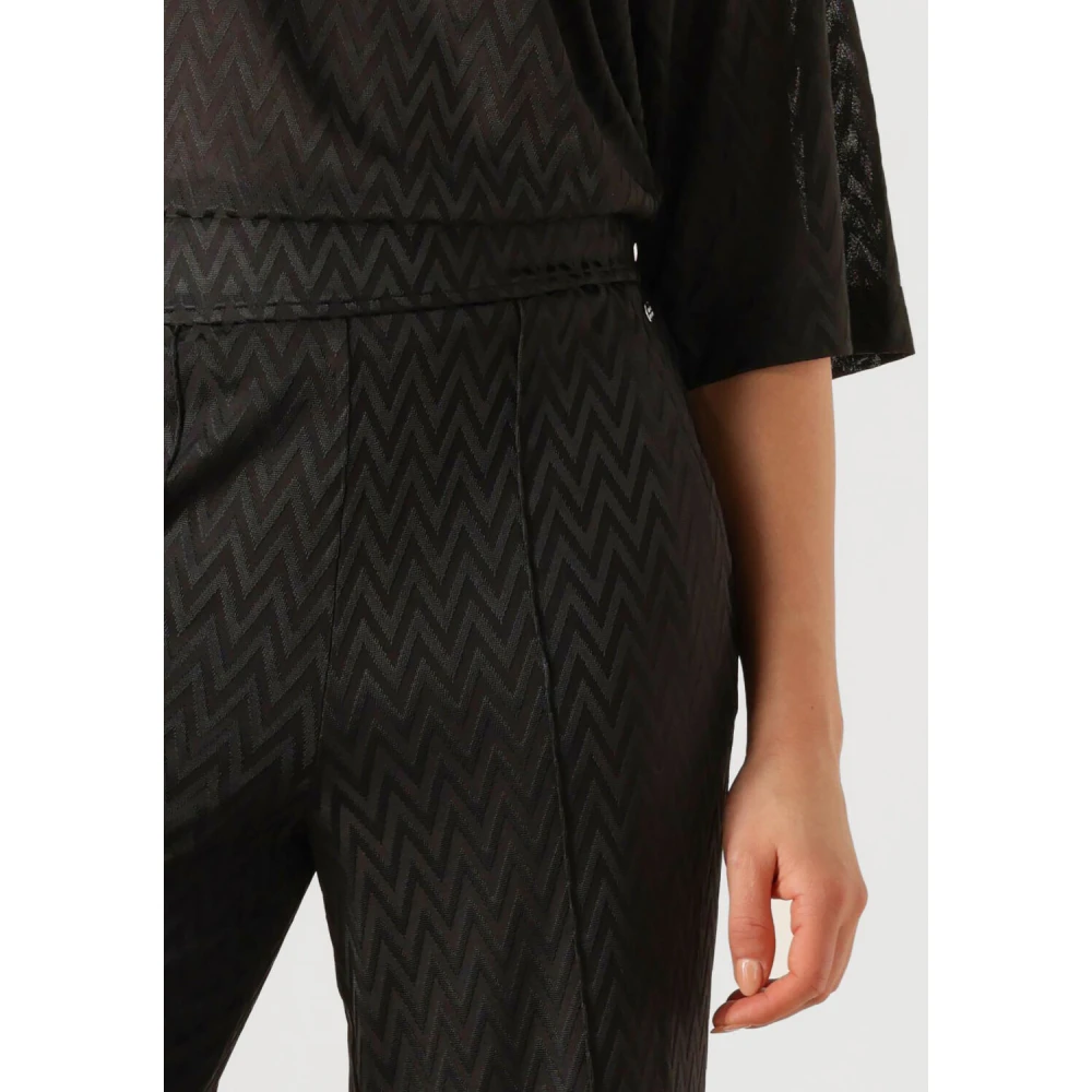 MOS MOSH Elegante Zwarte Pantalon Black Dames