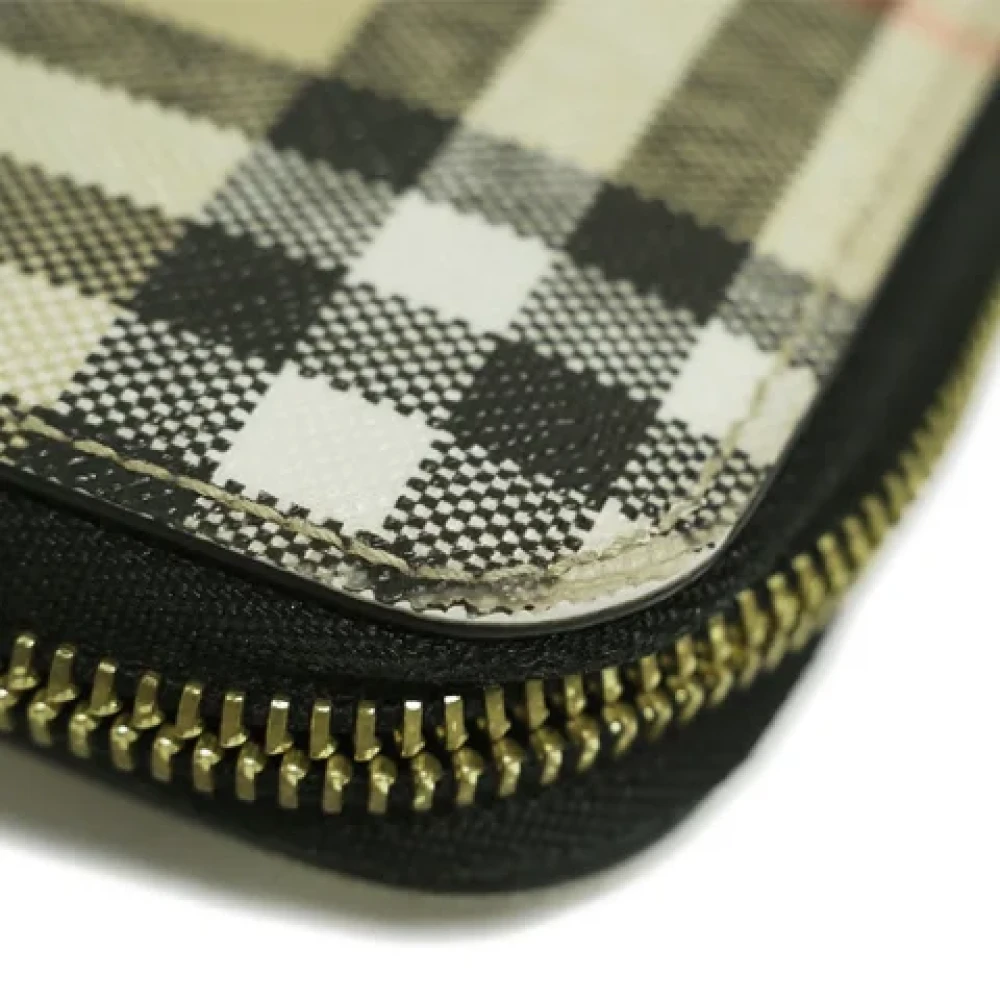 Burberry Vintage Pre-owned Leather wallets Brown Dames