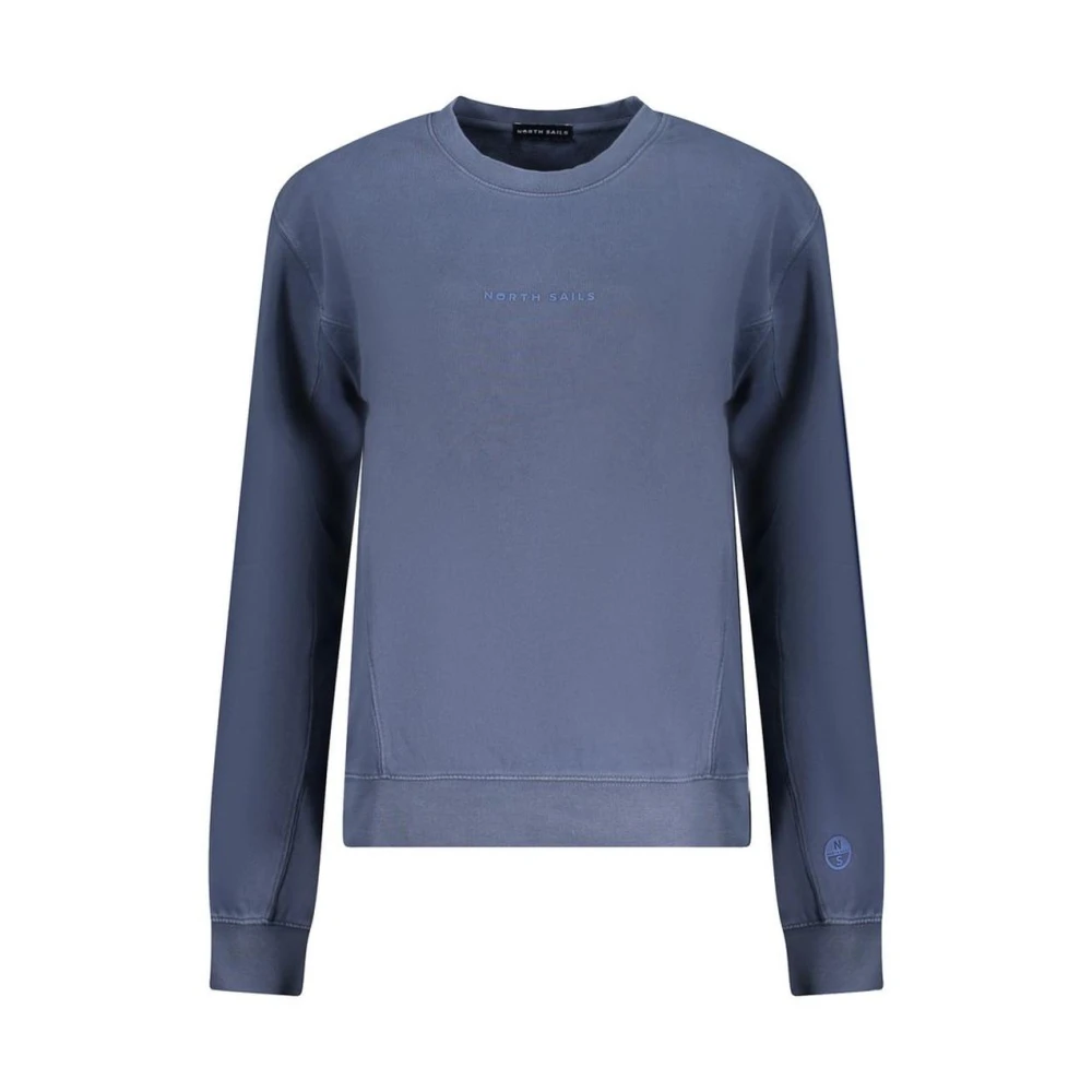 North Sails Crew Neck Sweatshirt - Female - Sweatshirts - Blue - Xl - Sweatshirts & Hoodies