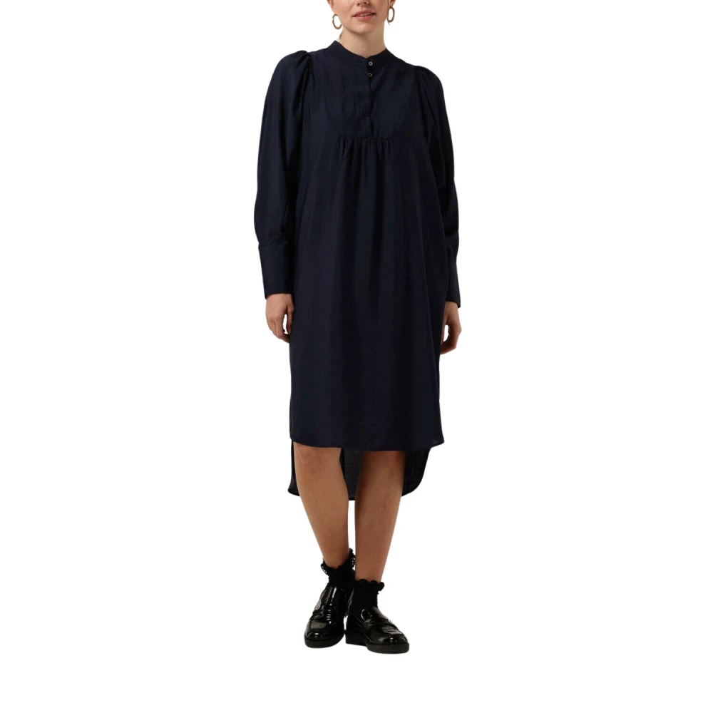Co'Couture Callum Volume Jurk Blue Dames