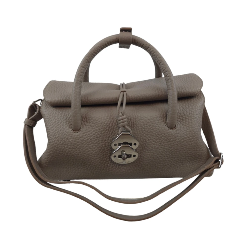 Zanellato Duifgrijze Schoudertas Gray Dames